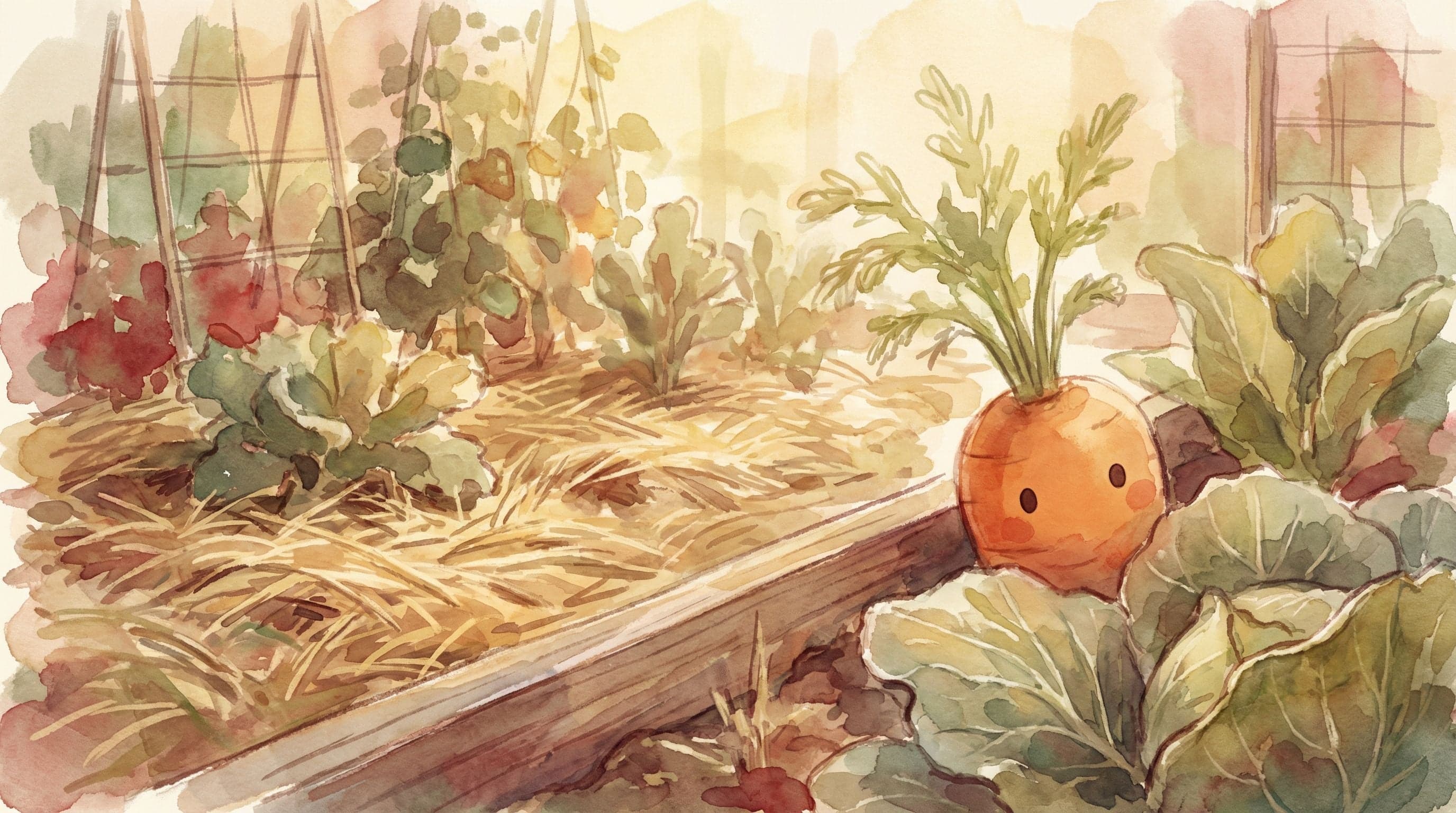 Acolchado en el huerto: tipos, errores y cuál usar