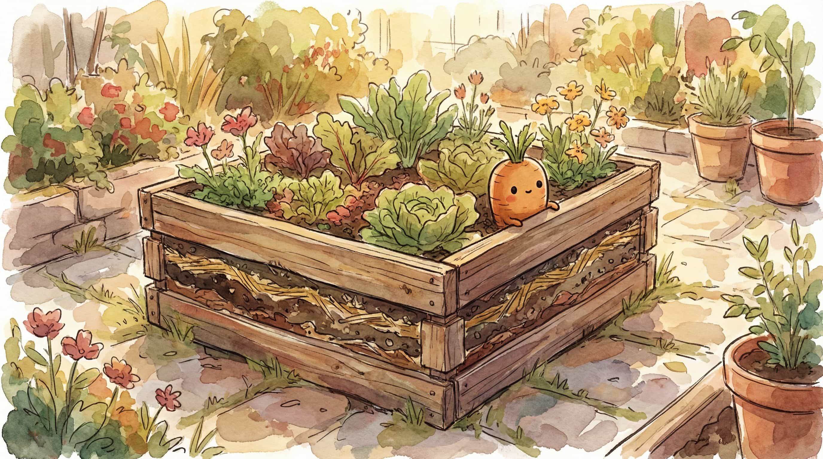 Bancales elevados: ventajas, inconvenientes y cómo construirlos