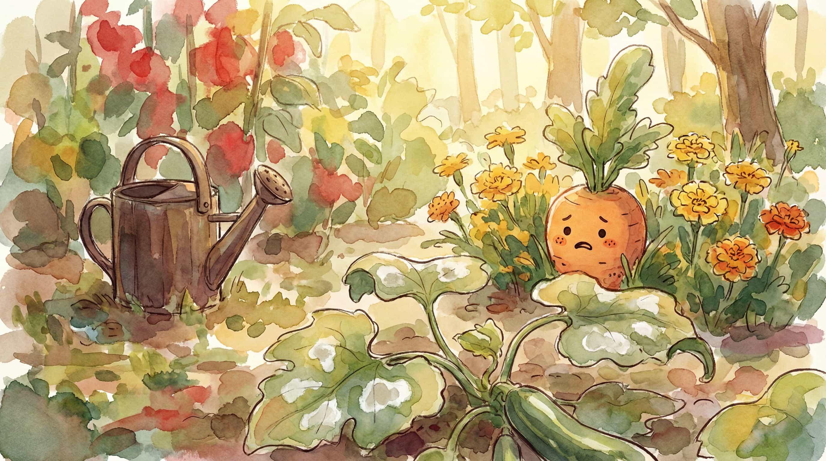 Oídio en el huerto: identificación y tratamiento ecológico